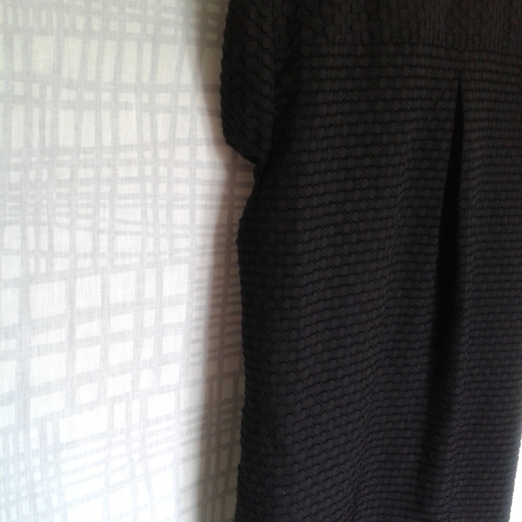 Womens Black Multilayered Blouse L - Picture 4 of 9